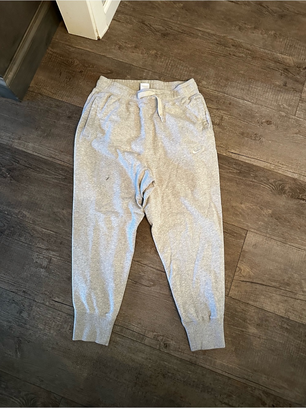 Nike mens Gray Fleece Jogger Pants